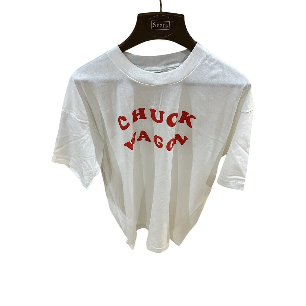 Vintage Chuck Wagon Dave’s Supply Auto T-Shirt Single Stitch USA White